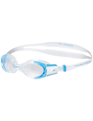 Speedo Jnr Futura Biofuse Flexiseal Goggles - Clear/Blue (6-14yrs)